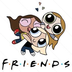The Powerpuff Girls Friends SVG, Cartoon SVG