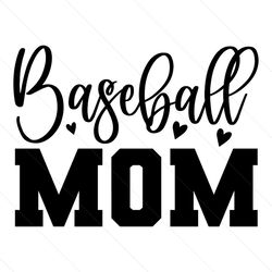 Happy Loving Baseball Mom Life SVG