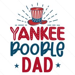 happy yankee doodle dad hat usa flag svg