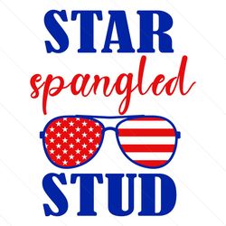 Star Spangled Stud SVG, 4th Of July Sunglasses SVG