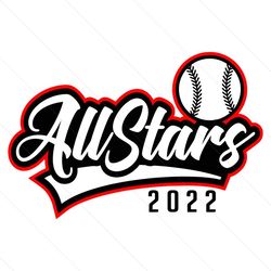 All Star Baseball Team 2022 SVG, Softball Team SVG