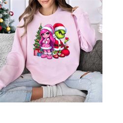 Couple Grinch Pink Cute PNG, Grinch Pink Bougie Preppy Christmas Grinch Png Christmas Grinch Png Preppy Grinch Png Grinc