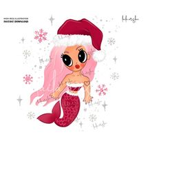 Karol G Mermaid for Christmas New Album Cover manana sera bonito bichota season karol g pink hair png | Karol g png | Ka