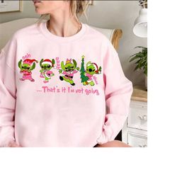 Grinc That&39s It I&39m Not Going Png, Pink Grinchy, Pink Christmas Png, Merry Grinchmas Png, Mean Green Guy Christmas P