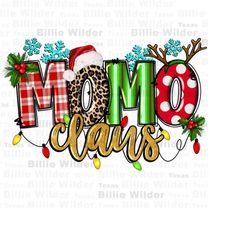 Momo Claus png sublimation design download, Merry Christmas png, Happy New Year png, Christmas momo png, sublimate desig