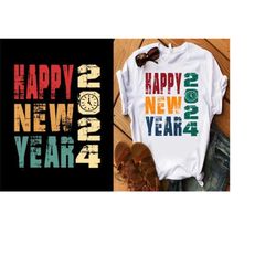 Happy New Year 2024 T-Shirt Design, Christmas Pajama Svg, Bonne anne 2024, Tshirt for women, Pre Nol, Svg, gift, T-shirt