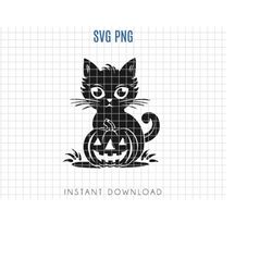 Black cats SVG, Halloween cat, easy to cut cat face, commercial use