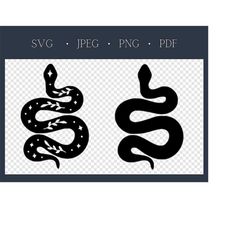 Snake -  svg - png - jpeg - pdf -  reputation - Reptile clip art - Taylor Swift - The Eras Tour - Cricut Silhouette Cut