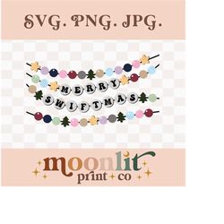 Taylor&39s Eras PNG Eras Tour SVG PNG Files for Print and Cut Merry Swiftmas Friendship Bracelet Tswift Gift For Swiftie