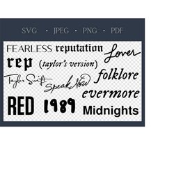 rep - Lover - Midnights - reputation - taylor&39s version - Taylor Swift - Eras Tour - Cricut Silhouette Cut files - svg