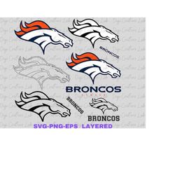 svg Broncos Denver png Broncos Denver clipart Broncos clipart decal svg Broncos Denver layered files for cricut cut file