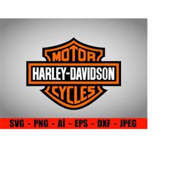 Harley logo Cut File, Svg Files for Cricut, digital download