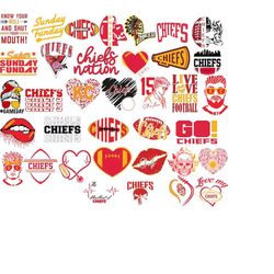 Chiefs png,Chiefs Bundle Chiefs svg,Kansas city svg,logo I Cup, Tshirt, Clip Art, Cricut | Formatssvg,png,pdf,Layered Fi