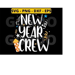 new year crew 2024 svg, New Year Crew 2024 PNG, New Year 2024 Svg