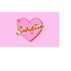 Swiftie SVG PNG Cute Romantic Valentine&39s Day Heart Love Vintage Retro Editable Printable Graphic Transparent Instant