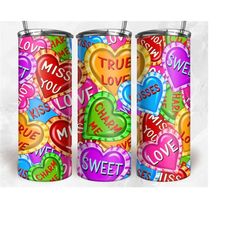 Valentine&39s Day hearts 20oz skinny tumbler png, Valentine&39s Day png, hearts tumbler png, Valentine&39s hearts png, s