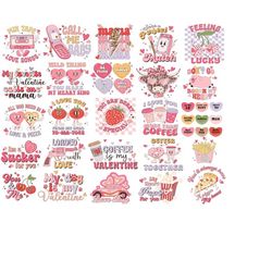 Valentine Bundle Png, Retro Valentine Png undle, Valentines Quotes Png, Funny Valentine&39s Png, Pink Valentine Png,Happ