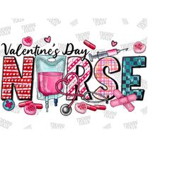 Nurse Valentine Png, Stethoscope, Valentine Sublimation PNG Design, Nurse Png, Heart, Valentine&39s Day Nurse Png,Digita