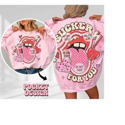 Sucker For You PNG, Cute Valentines Day Shirt Design, Trendy Valentines Day Png, Retro Valentine&39s Day Png, Vday Tshir