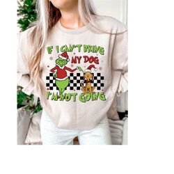 If I Can&39t Bring My Dog I&39m Not going PNG, Christmas png, Christmas Shirt Sublimation Design, Retro Christmas png, M
