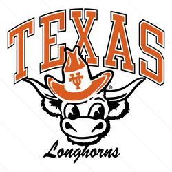 Vintage NCAA Texas Longhorns Football Svg