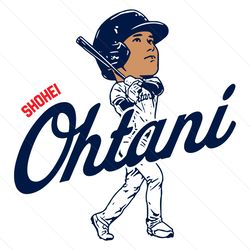 Shohei Ohtani Los Angeles Dodgers Baseball Svg