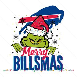 Merry Billsmas Buffalo Football Logo Svg Digital Download
