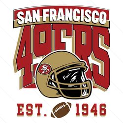 San Francisco 49ers Football Helmet Svg