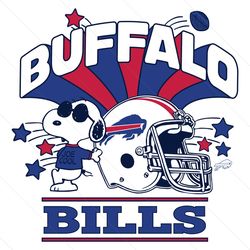 Funny Snoopy Buffalo Bills Helmet Svg Digital Download