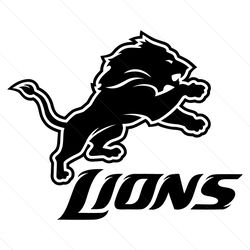 Detroit Lions Football Tean Logo Svg Digital Download