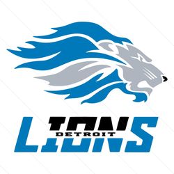 Lions Detroit Football Team NFL Svg Digital Download