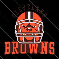Cleveland Browns Mascot Helmet Svg Digital Download