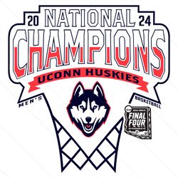 UConn Huskies NCAA National Champions SVG