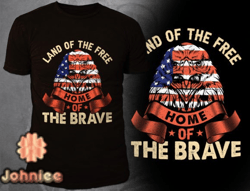 Land of the Free Home of the Brave Design 49
