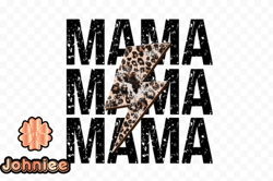Mama Leopard Lightning Png Design204