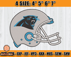 Panthers Embroidery, NFL Panthers Embroidery, NFL Machine Embroidery Digital, 4 sizes Machine Emb Files -19-Joh
