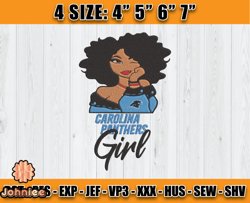 Panthers Embroidery, Betty Boop Embroidery, NFL Machine Embroidery Digital, 4 sizes Machine Emb Files -20-Joh