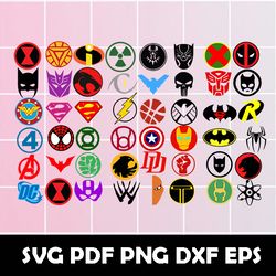 Superhero Svg, Superhero Logo Svg, Superhero Png, Superhero Dxf, Superhero Clipart