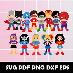 Superhero Svg, Superhero Clipart, Superhero EPs, Superhero Dxf, Superhero Png, Superhero Digital Clipart, Superhero