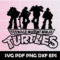 Teenage mutant ninja turtles Svg, Teenage mutant ninja turtles Clipart, Teenage mutant ninja turtles Dxf, Teenage mutant
