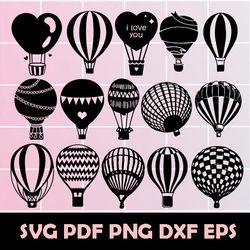 Air Balloon Valentine Svg, Air Balloon Svg, Air Balloon Clipart, Air Balloon Vector, Air Balloon Png, Air Balloon Eps,