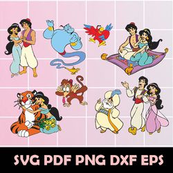 Aladdin Svg Bundle, Disney Svg Bundle, Aladdin Svg, Aladdin Clipart, Aladdin Vector, Aladdin Eps, Aladdin Png, Aladdin