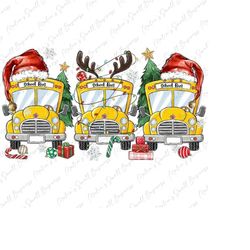 Christmas school bus png sublimation design download, Merry Christmas png, Happy New Year png, school bus png, sublimate