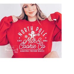 North Pole Cookie Co SVG PNG, Merry Christmas Svg, Christmas Vibes Svg, Funny Christmas Svg, Christmas Jumper Svg, Sweat