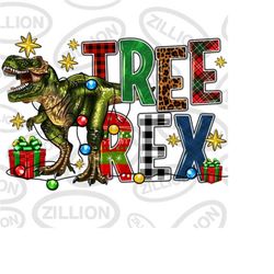 Tree-Rex png sublimation design download, Christmas png, Happy New Year png, Merry Christmas png, Dinosaur png, T-Rex pn