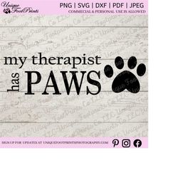 therapy dog svg, dog lover svg, fur mama svg, emotional support dog svg, dog bandana, pet svg, dog quote svg, paw print