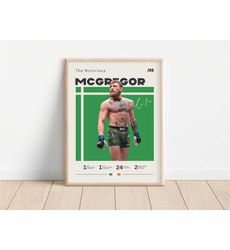 conor mcgregor poster, ufc poster, mma poster, boxing