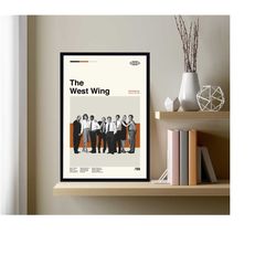 The West Wing Posters, The West Wing Movie, Minimalist Art, Movie Poster, Vintage Retro, Modern Art Print, Home Decor, G