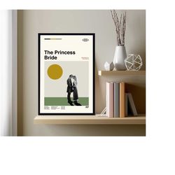 The Princess Bride Poster, Rob Reiner, Music Poster, Retro Music Poster, Minimalist Art, Midcentury Art, Retro Modern Po