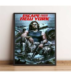 Escape from New York Poster, Kurt Russel Wall